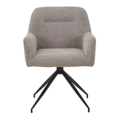 Sale Nimara Ofelia Spisebordsstol - Sand Med Drejefunktion 360 Grader