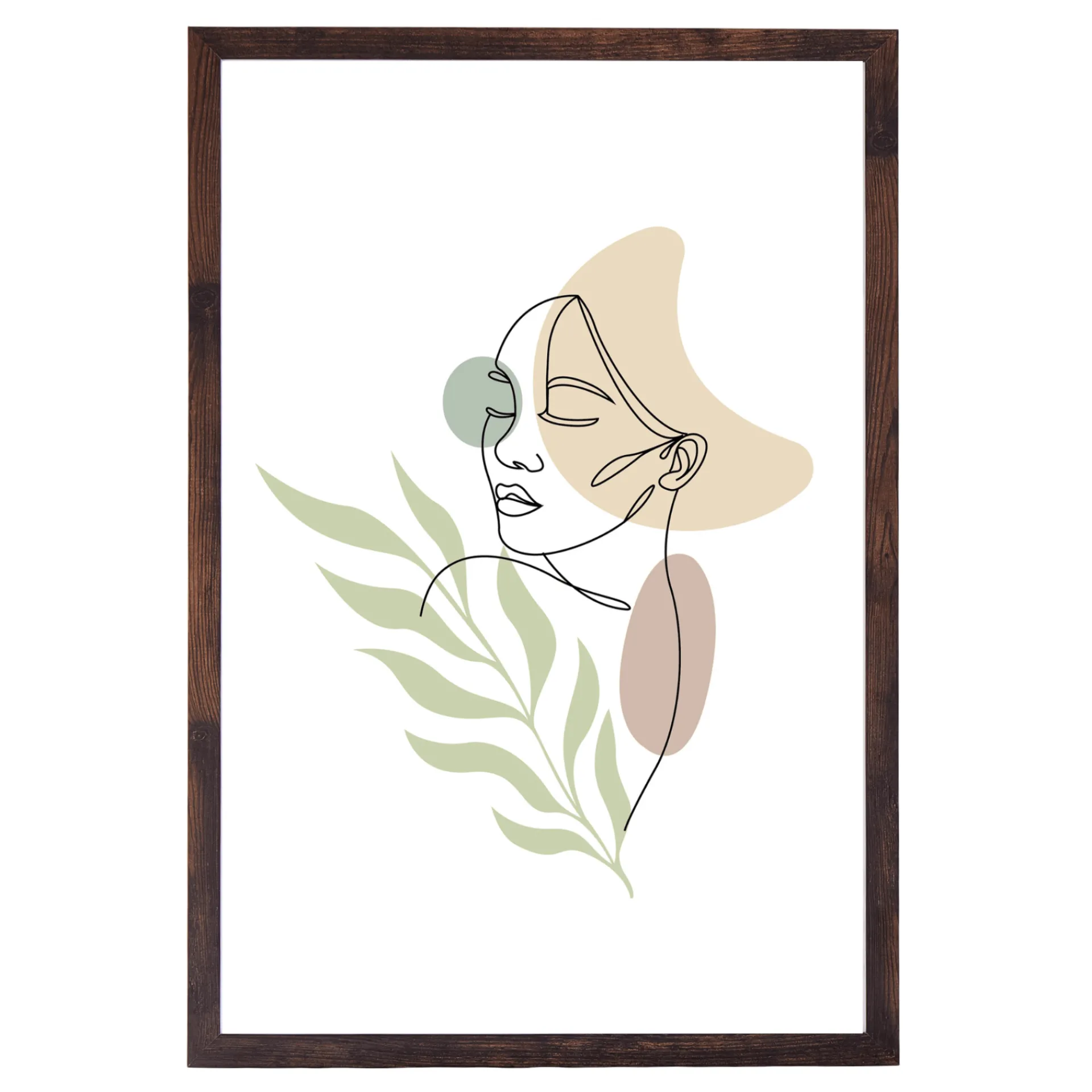 Nimara Paloma billedramme 60x90 cm røget træ