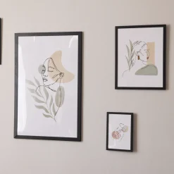 New Nimara Paloma billedramme 60x90 cm sort