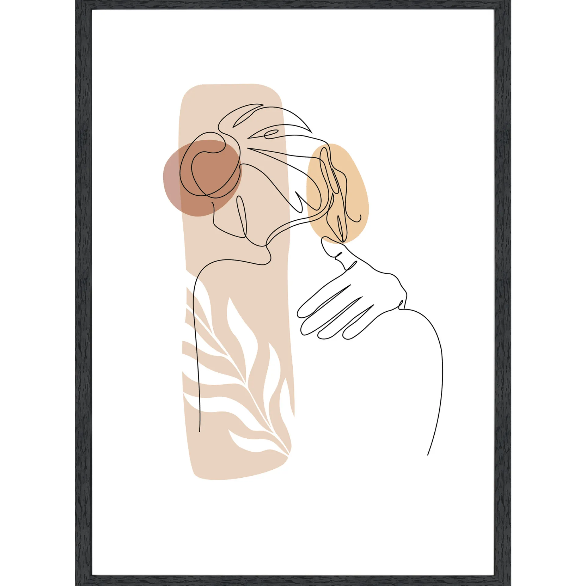 New Nimara Paloma billedramme 50x70 cm sort