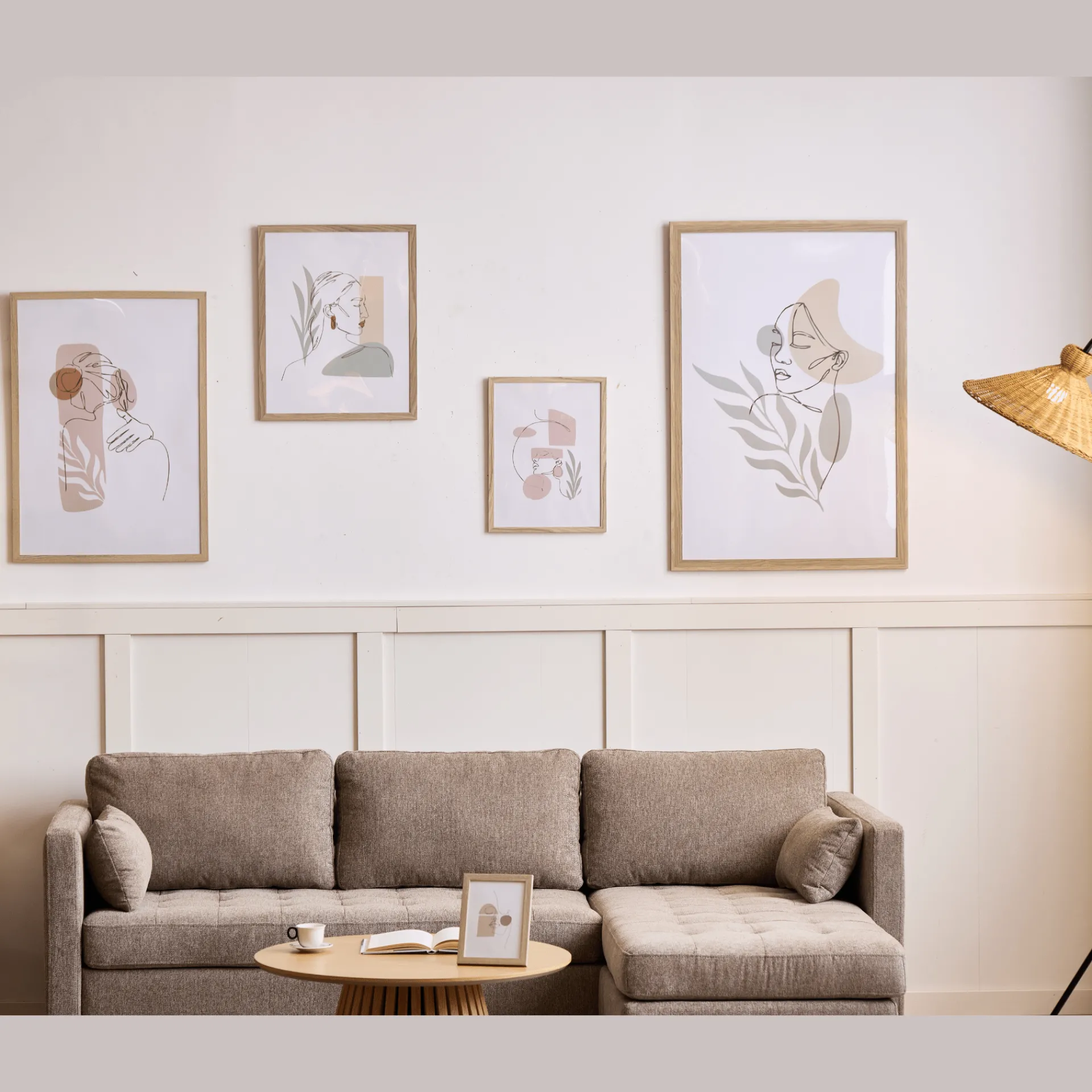 Outlet Nimara Paloma billedramme 50x70 cm træ