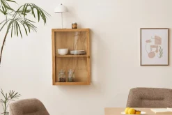 Best Nimara Piper væghængt vitrineskab 60x40x20 cm eg