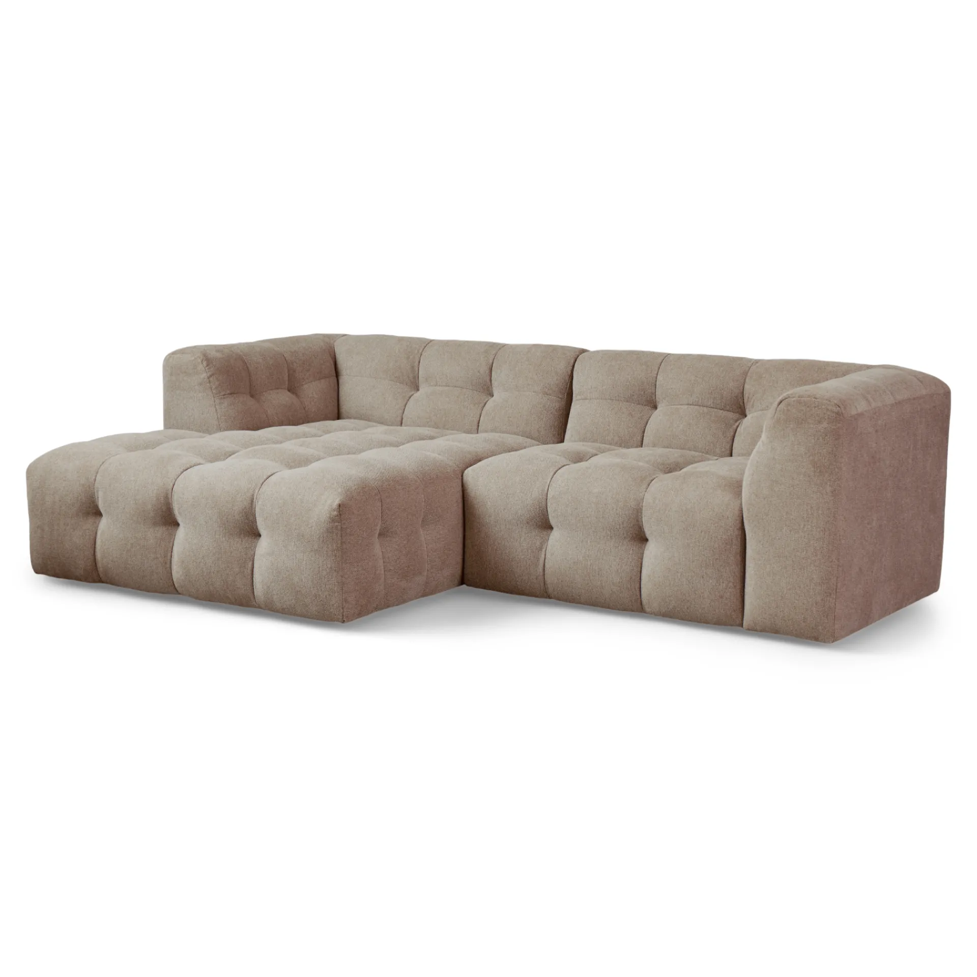 Hot Nimara Poppy chaiselong bubble sofa sand - venstrevendt