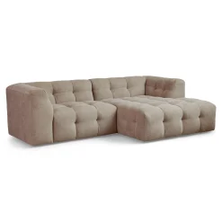 Hot Nimara Poppy chaiselong bubble sofa sand - højrevendt