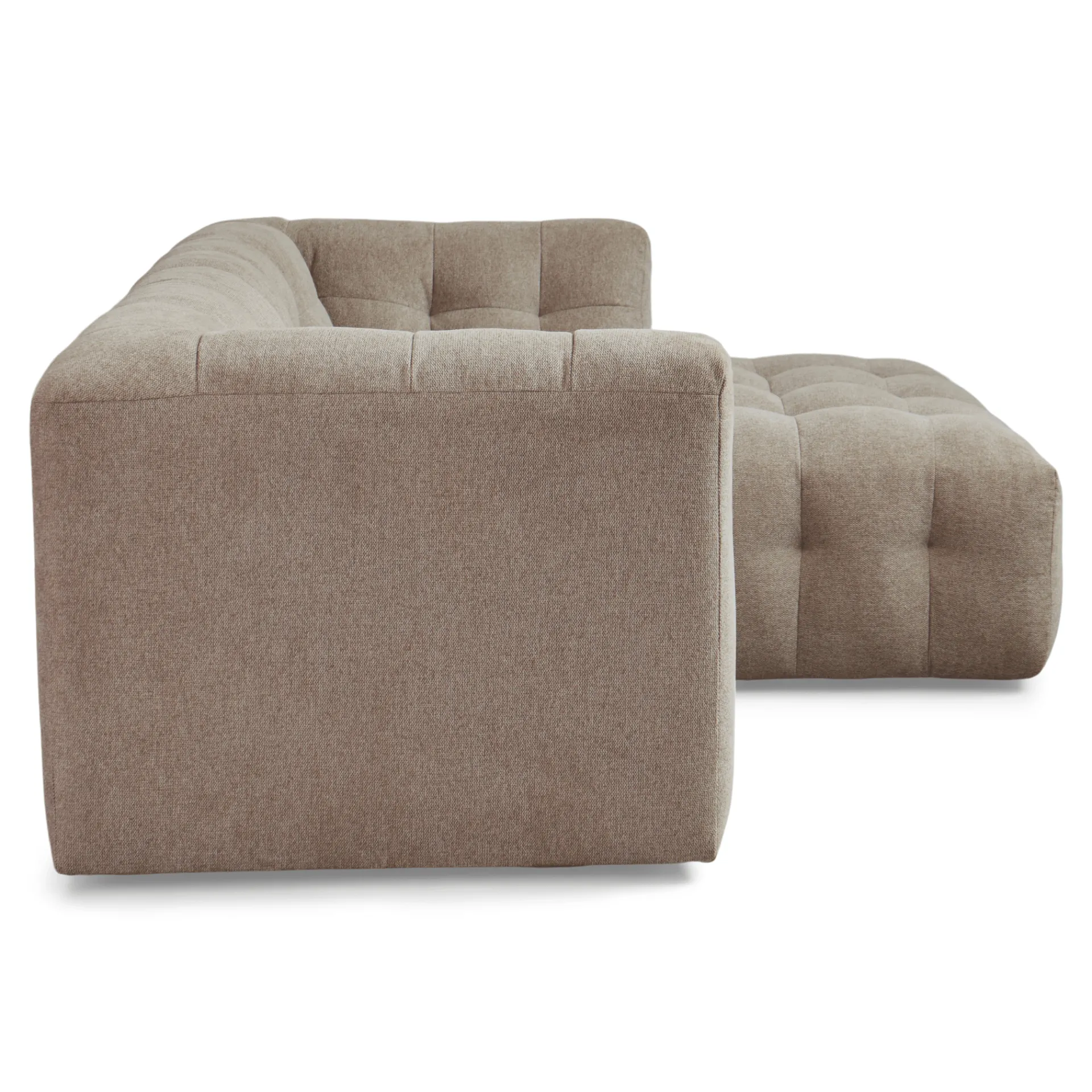 Hot Nimara Poppy chaiselong bubble sofa sand - højrevendt
