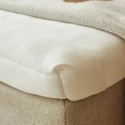 Outlet Nimara Premium Aksel hvid topmadras i memoryskum 90x200x7 cm