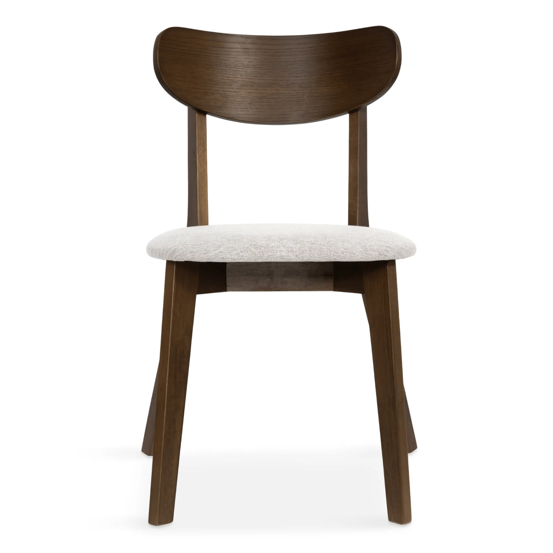 Best Nimara Rory spisebordsstol - Træstol i røget eg med polstret sæde