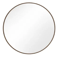 Best Nimara Ruthy spejl Ø80 cm med træramme i røget eg