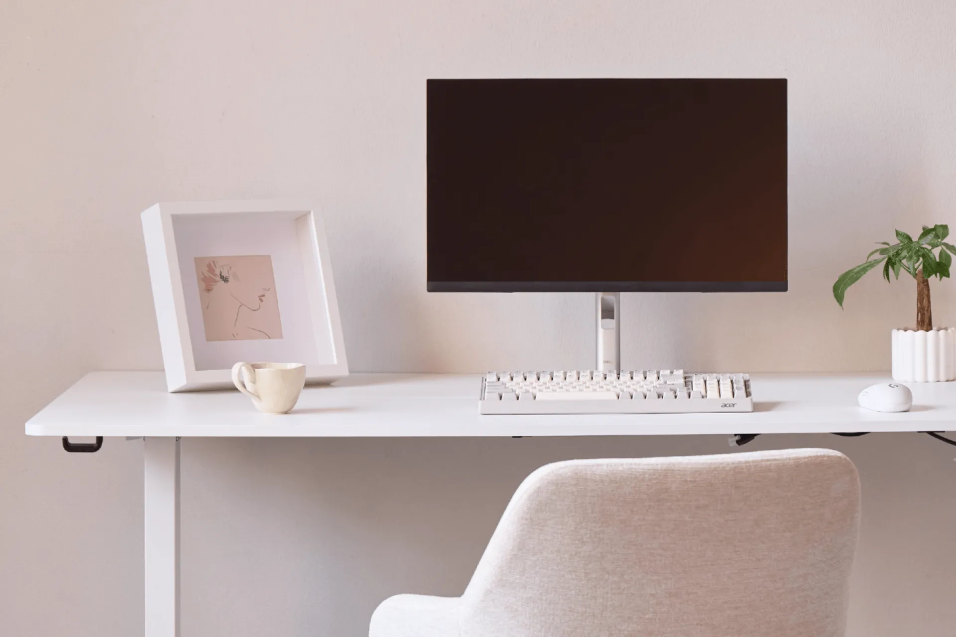 Nimara Salma dyb billedramme hvid 25x25 cm