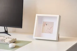 Nimara Salma dyb billedramme hvid 25x25 cm