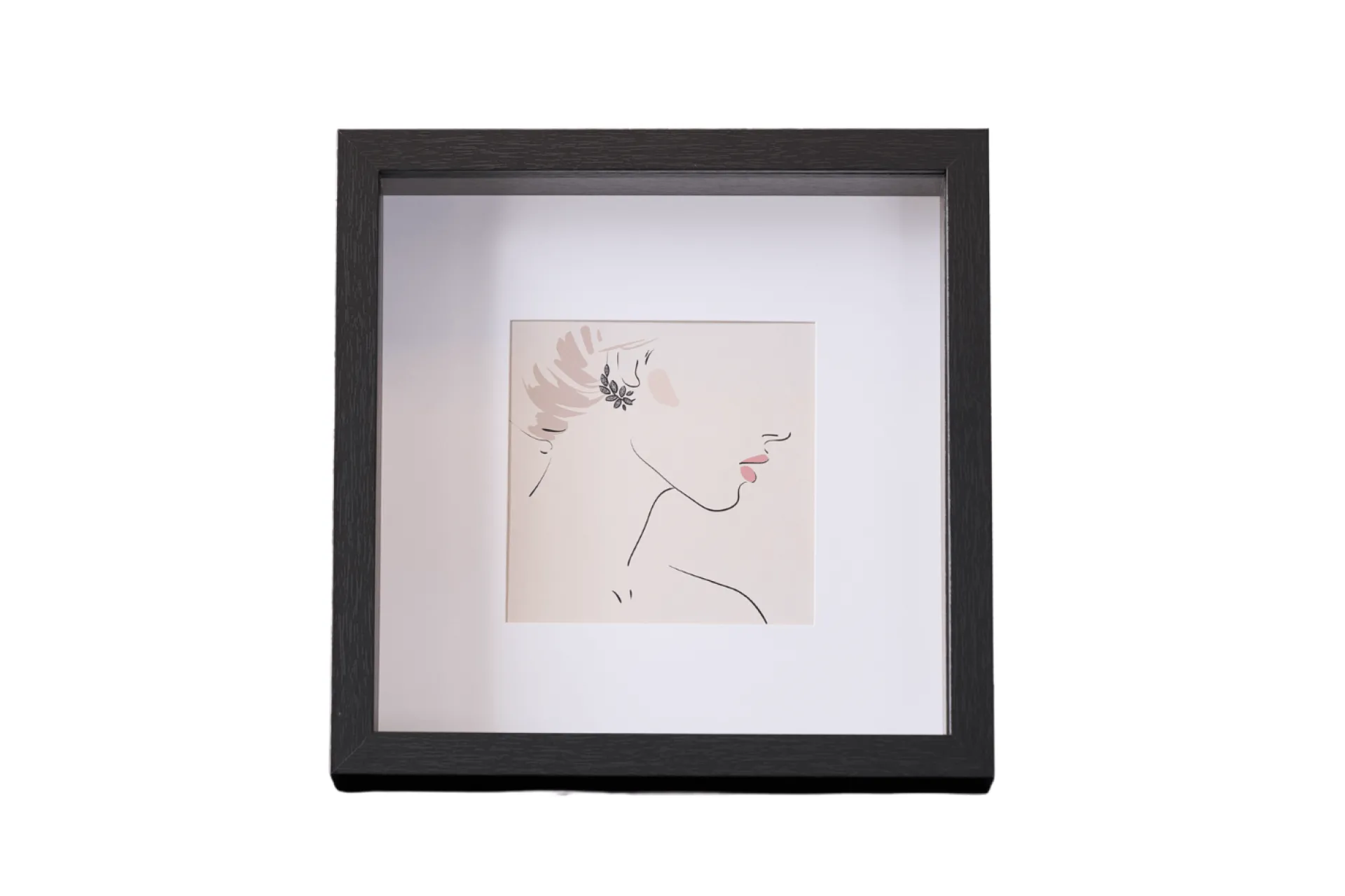 Hot Nimara Salma dyb billedramme sort 25x25 cm