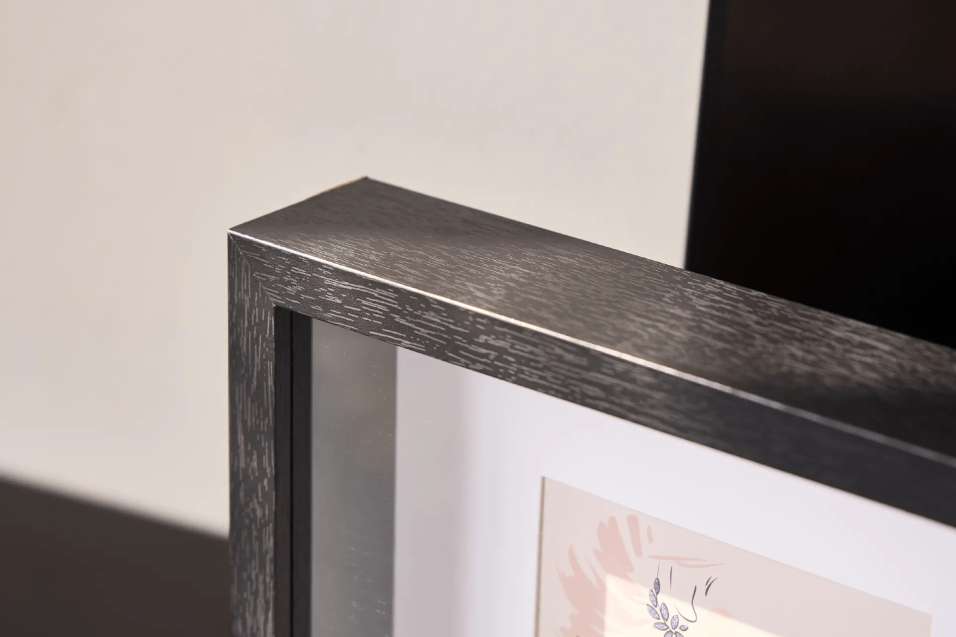 Hot Nimara Salma dyb billedramme sort 25x25 cm