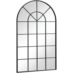 Best Nimara Sandra - New yorker spejl med buning sort 110x65 cm