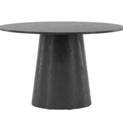 Sale Nimara Scarlett rundt spisebord med søjlefod i sort Ø120 cm