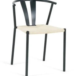 Clearance Nimara Shila spisebordsstol sort med flet