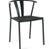 Best Nimara Shila spisebordsstol sort med flet i sort