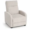 Best Nimara Silas lænestol i beige med vippefunktion og benstøtte