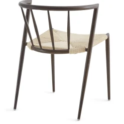 Sale Nimara Spisebordssæt - Madelina sildebensbord 200 cm i røget egefiner + 6 x Bella spisebordsstole i røget egelook med fletsæde