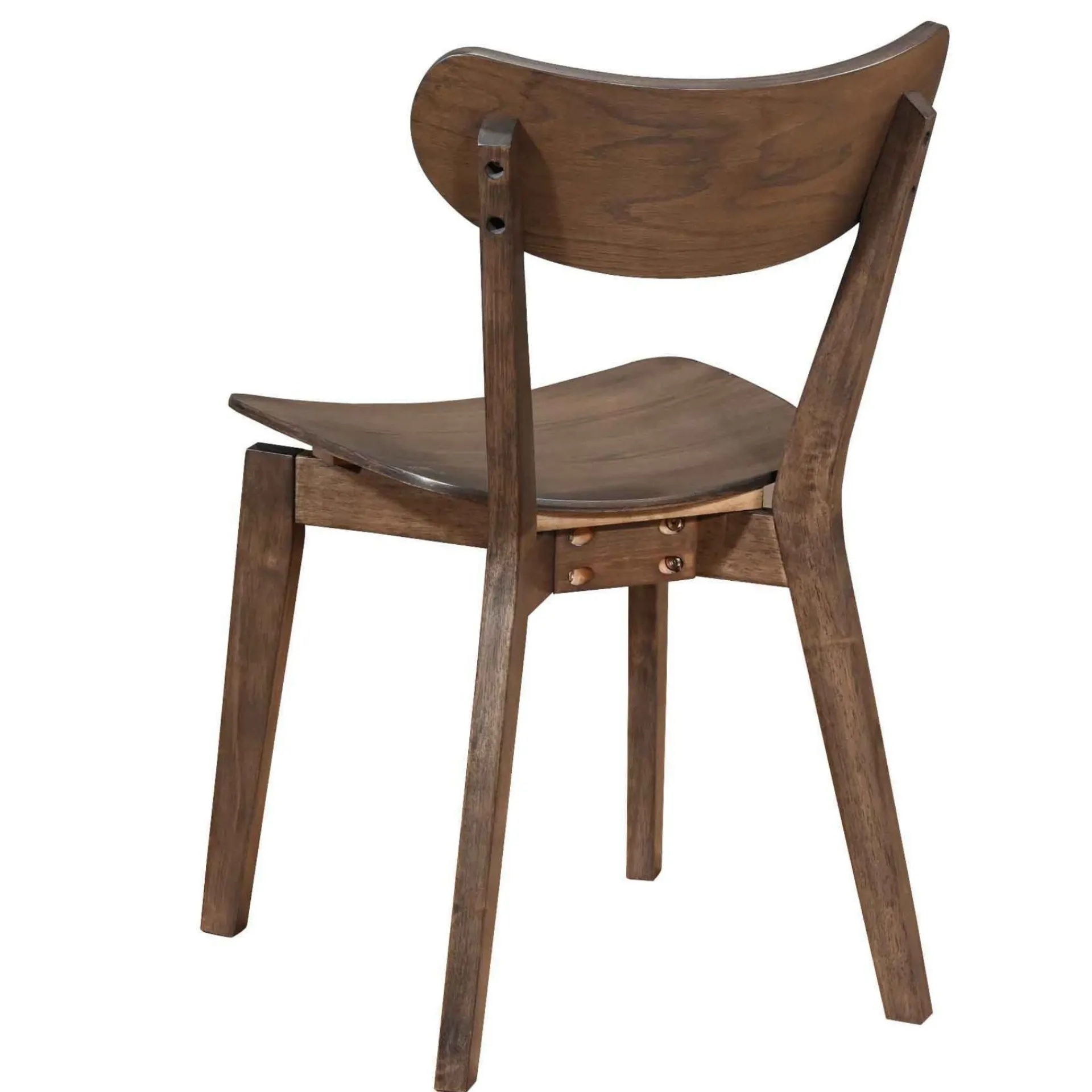 Hot Nimara Spisebordssæt - Miles rundt spisebord Ø120 cm (Røget Egefiner) + 4x Rory spisebordsstole i røget egelook