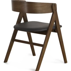 Outlet Nimara Spisebordssæt - Susan plankebord i røget eg 200 cm + 4 x Samantha spisebordsstol i røget eg