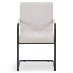 Outlet Nimara Tessa spisebordsstol i beige tekstil