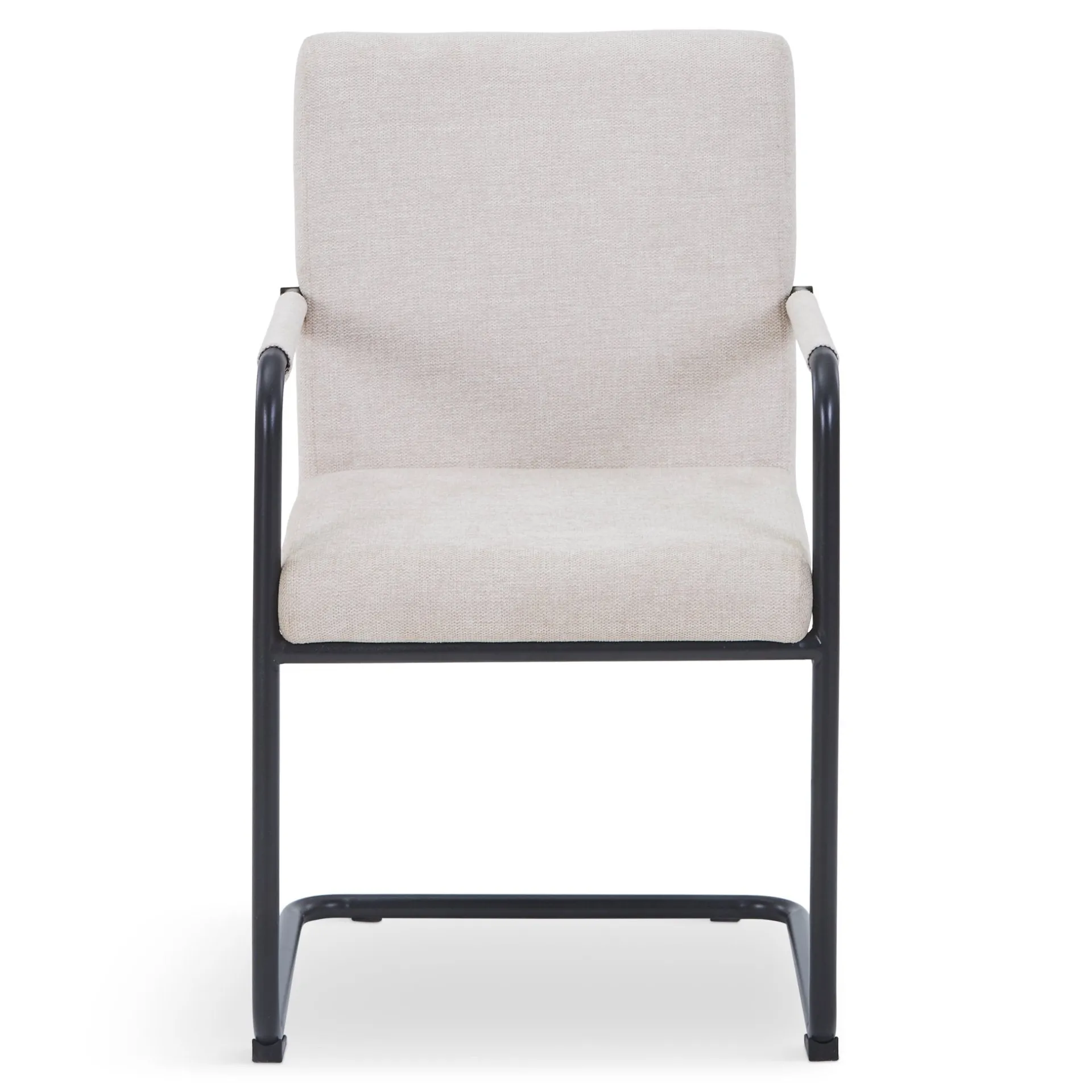 Outlet Nimara Tessa spisebordsstol i beige tekstil