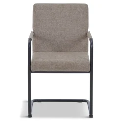 Best Nimara Tessa spisebordsstol i sand tekstil