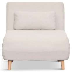 Outlet Nimara Thalia foldbar sovesofa beige tekstil