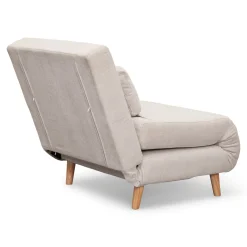 Outlet Nimara Thalia foldbar sovesofa beige tekstil