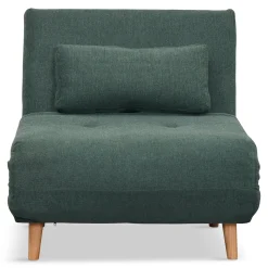 Best Nimara Thalia foldbar sovesofa i grøn tekstil