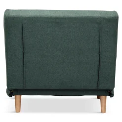 Best Nimara Thalia foldbar sovesofa i grøn tekstil