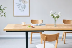 Clearance Nimara Valeria sildebensbord 200x90 cm lakeret egefiner