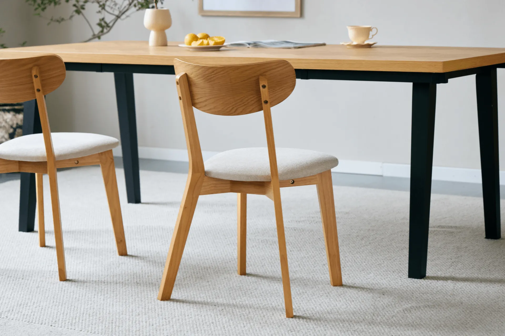 Clearance Nimara Valeria sildebensbord 200x90 cm lakeret egefiner